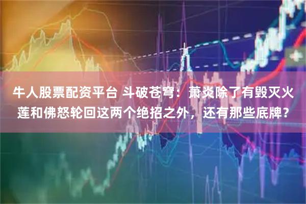牛人股票配资平台 斗破苍穹：萧炎除了有毁灭火莲和佛怒轮回这两个绝招之外，还有那些底牌？